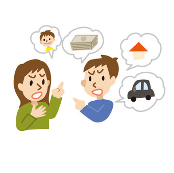 離婚時、持ち家等の財産分与について